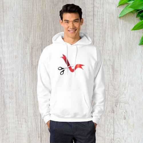 Red Ribbon Cutting Hoodie