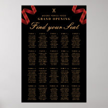 Red Ribbon Grand Opening Seating Chart