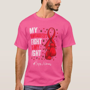 Red Ribbon Granddaughter Sepsis Awareness T-Shirt