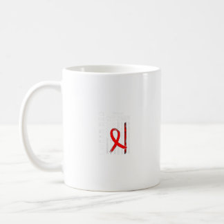 Red Ribbon Great Grandpa Heart Disease Awareness  Coffee Mug