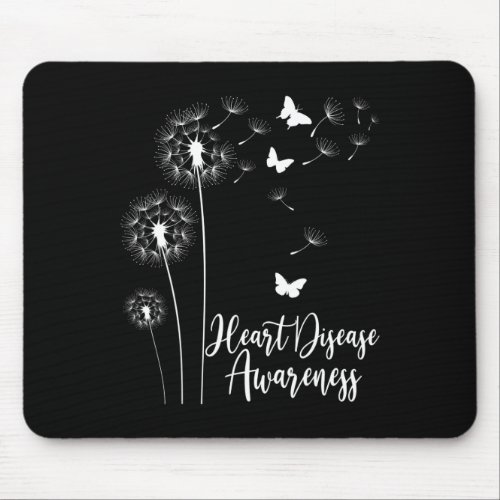 Red Ribbon Heart Disease Awareness Month American  Mouse Pad