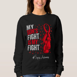 Red Ribbon Son Sepsis Awareness Sweatshirt