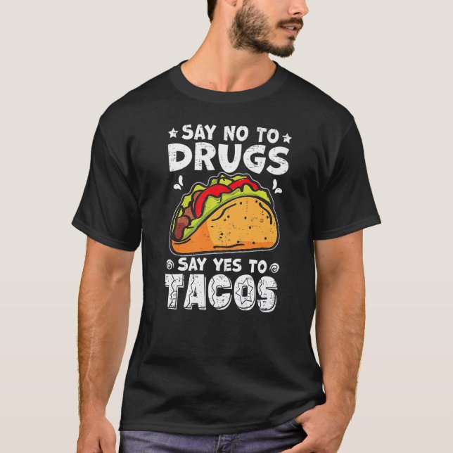 Red Ribbon Week 2022 Say No To Drugs Say Yes To Ta T-Shirt (Front)