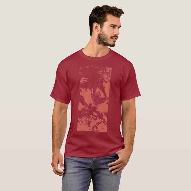 Red "Rider" Stamped Shirt (Front Full)