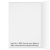 Red Riding Hood and Wolf Art Card (Inside (Left))