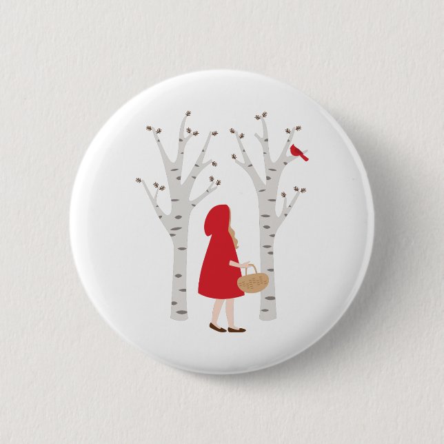 Red Riding Hood Button (Front)