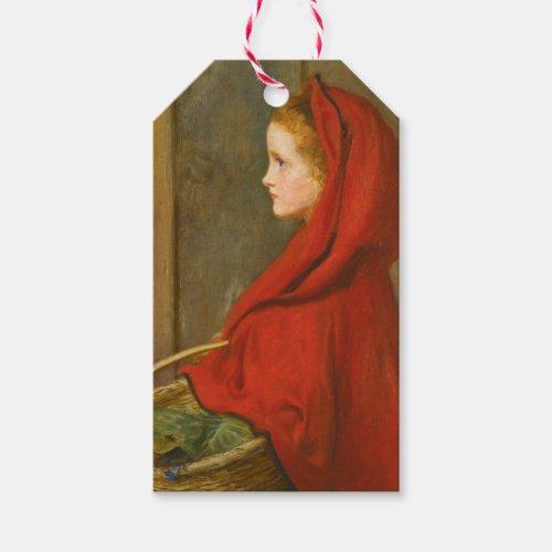 Red Riding Hood by John Everett Millais Gift Tags