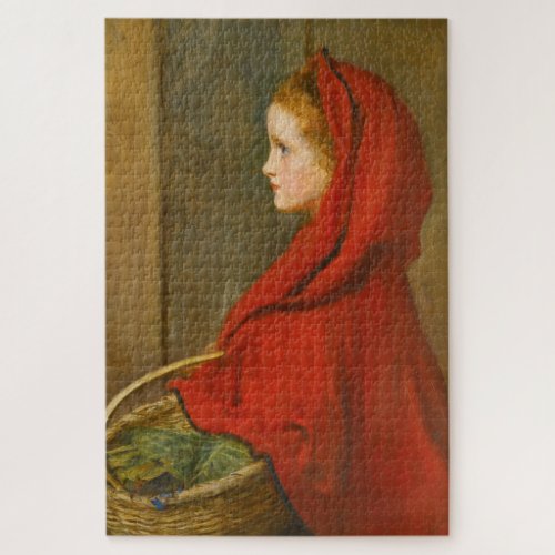 Red Riding Hood by John Everett Millais Jigsaw Puzzle