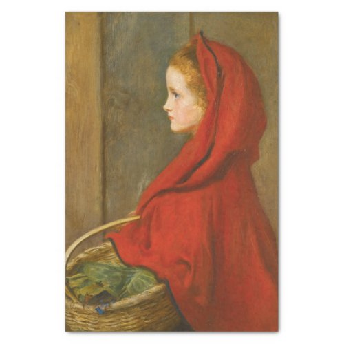 Red Riding Hood by John Everett Millais Tissue Paper