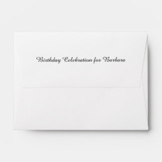 Red Riding Hood Fairy tale Birthday Party Envelope