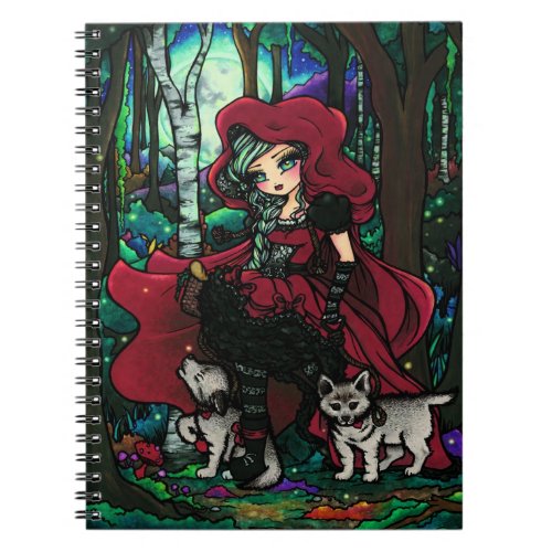 Red Riding Hood Girl Fairy Fantasy Notebook
