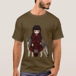 Red Riding Hood In Autumn Wolf Shirt at Zazzle