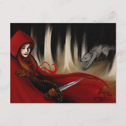 Red Riding Hood Postcard