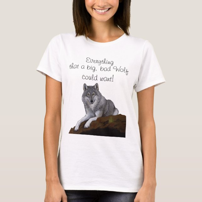 Red Riding Hood Wolf T-Shirt (Front)