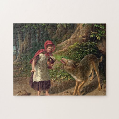 Red_Ridinghood and the wolf by William Beard Jigsaw Puzzle