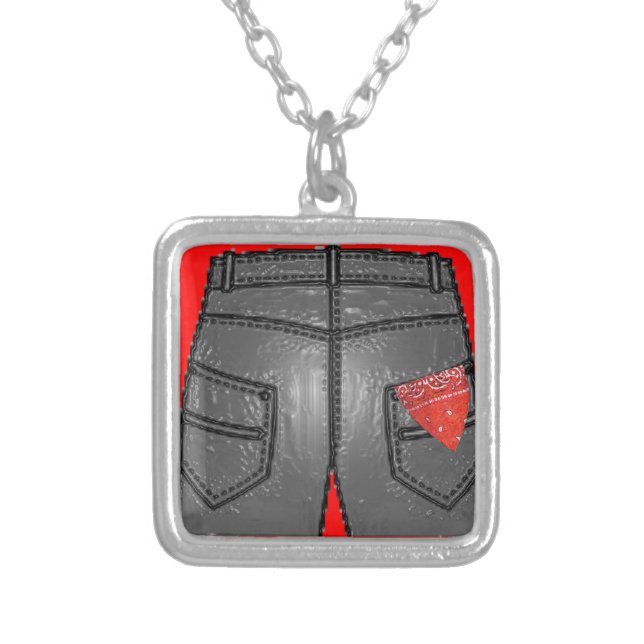 Red Right Hanky Necklace (Front)