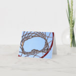 Red Rim Notecard at Zazzle