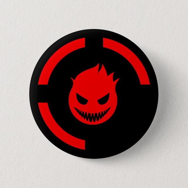 Red Ring of Death Pinback Button (Front)