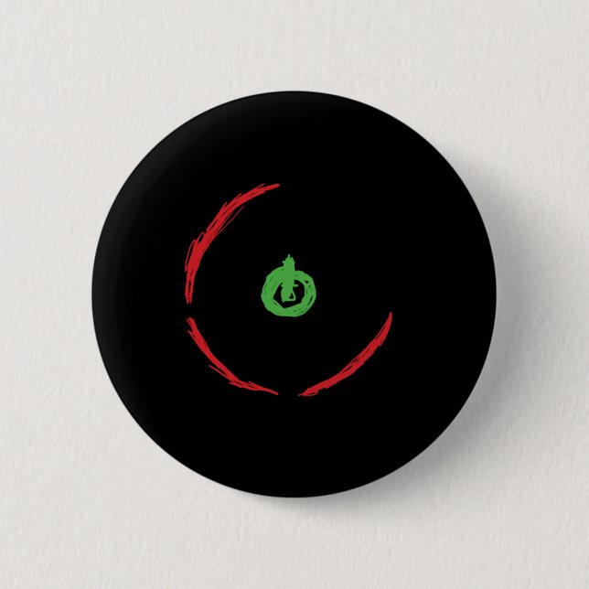 Red Ring Of Death Pinback Button (Front)