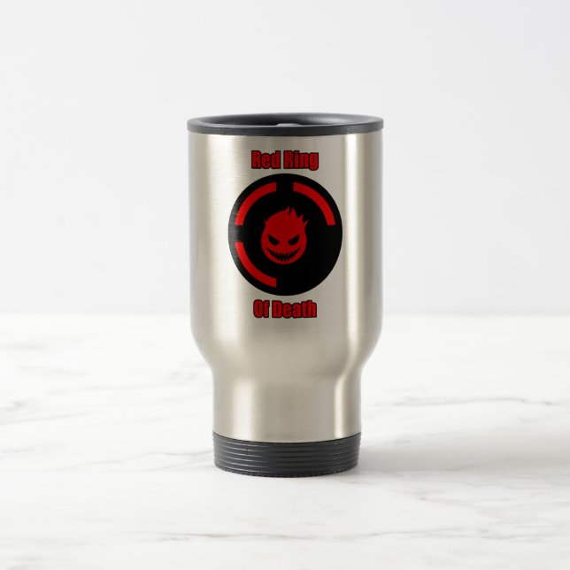 Red Ring of Death Travel Mug (Center)