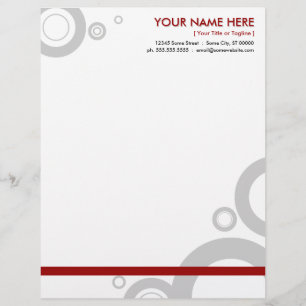 red rings letterhead
