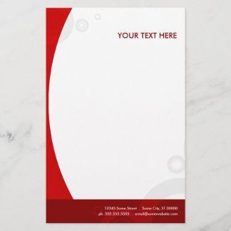 red rings stationery