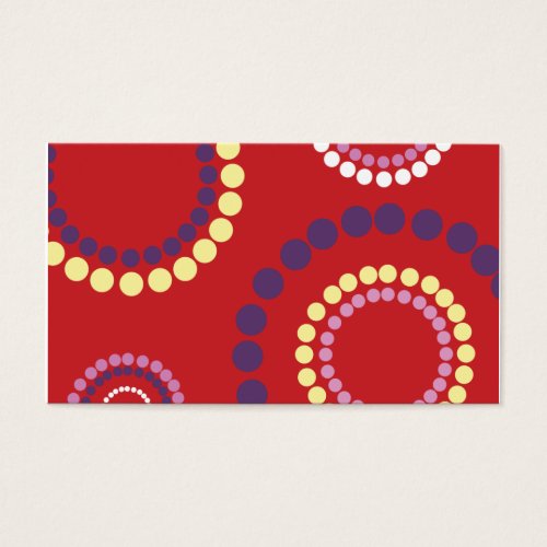 red ripple copy business card templates