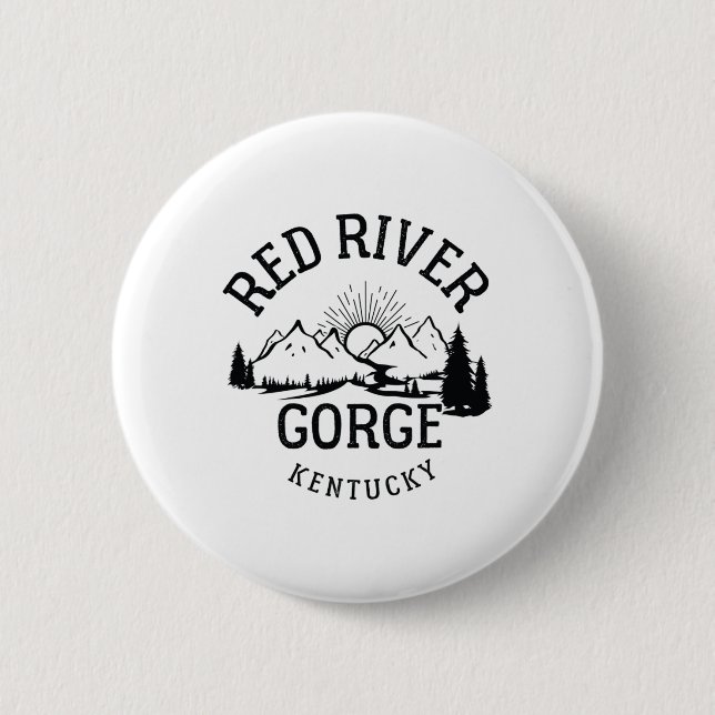 Red River Gorge Hike Kentucky Parks Hiking  Button (Front)