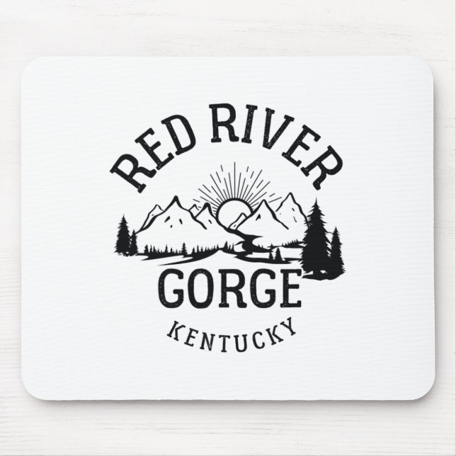 Red River Gorge Hike Kentucky Parks Hiking  Mouse Pad (Front)