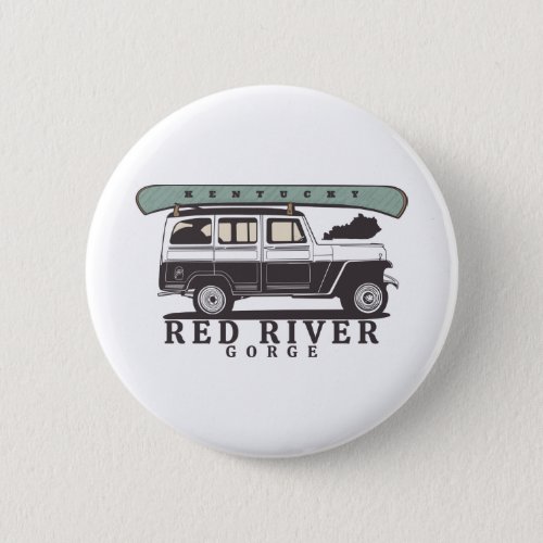 Red River Gorge Kentucky Button