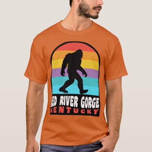 Red River Gorge Kentucky Climbing RRG Sasquatch T_Shirt