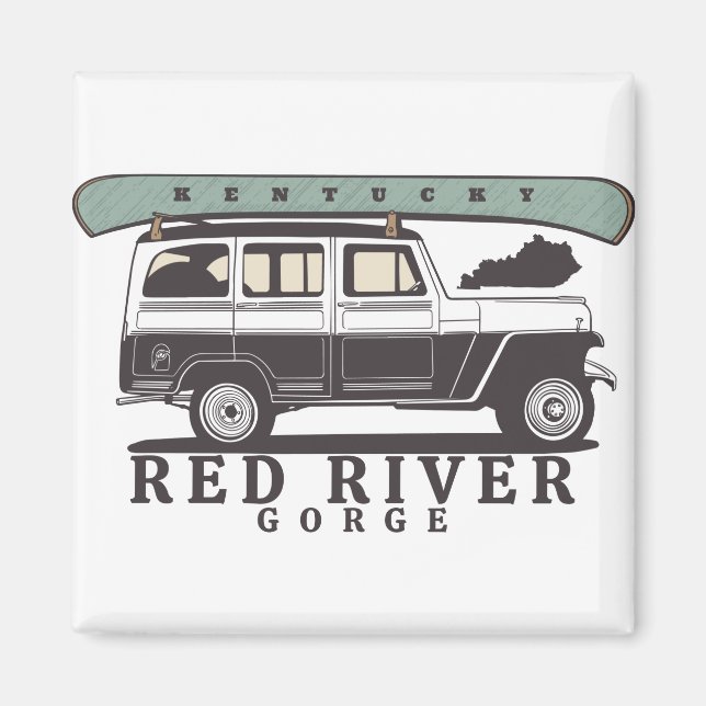Red River Gorge Kentucky Magnet (Front)
