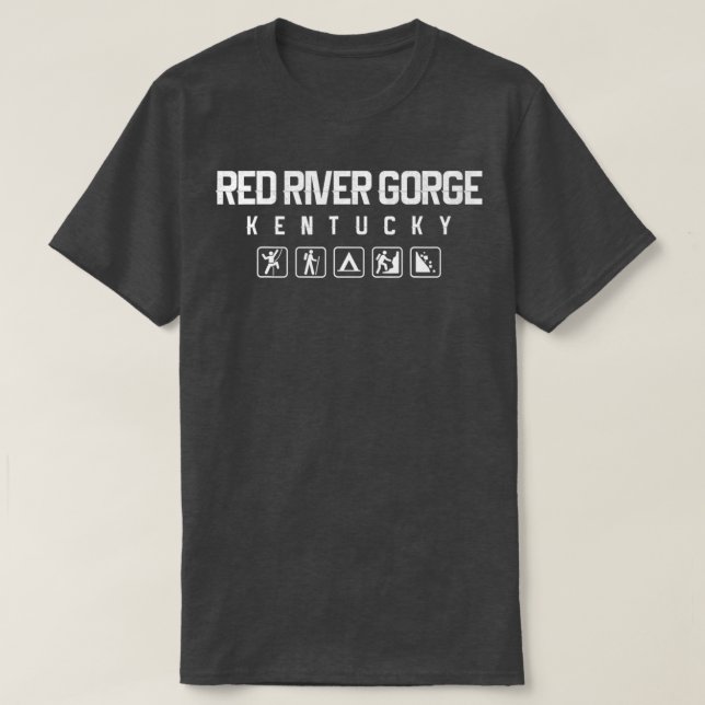 Red River Gorge Kentucky Outdoor  T-Shirt (Design Front)