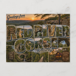 Red River Gorge, Kentucky Postcard