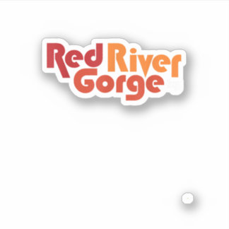 Red River Gorge Kentucky Rrg Hiking River Gorge Sticker