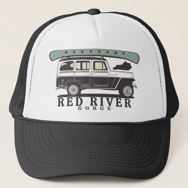 Red River Gorge Kentucky Trucker Hat (Front)