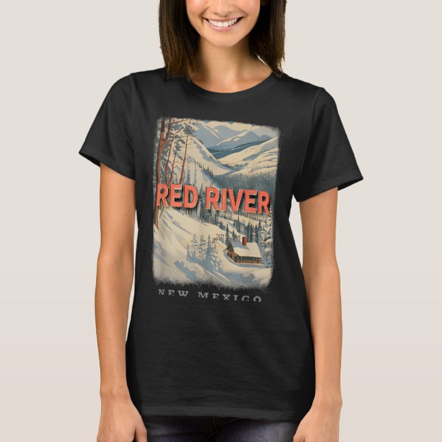 Red River New Mexico Nm Skiing Extravaganza Sd778  T-Shirt (Front)