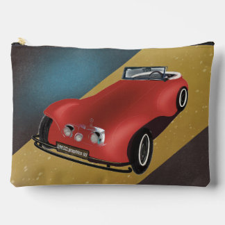 Red Roadster Large Pouch