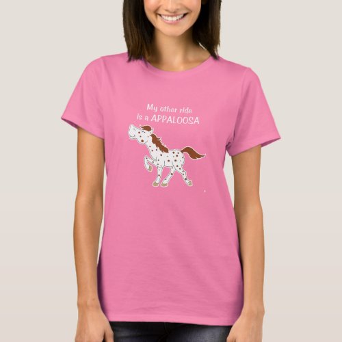 Red Roan Spotted Appaloosa T_Shirt