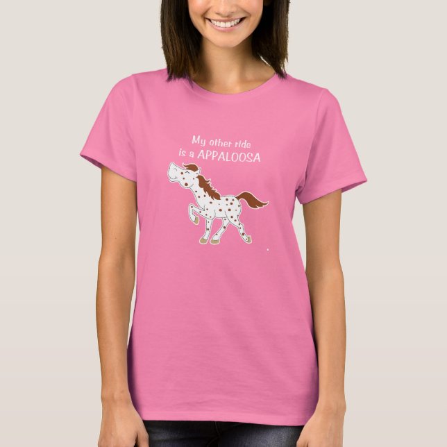 Red Roan Spotted Appaloosa T-Shirt (Front)