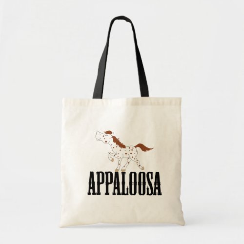 RED ROAN  WHITE Spotted APPALOOSA Horse Tote Bag