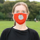 Red Roblox bear face mask (Outside)