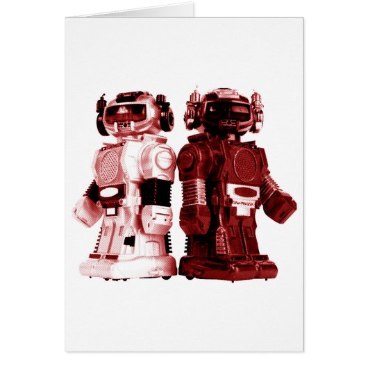 red robots card (Front)