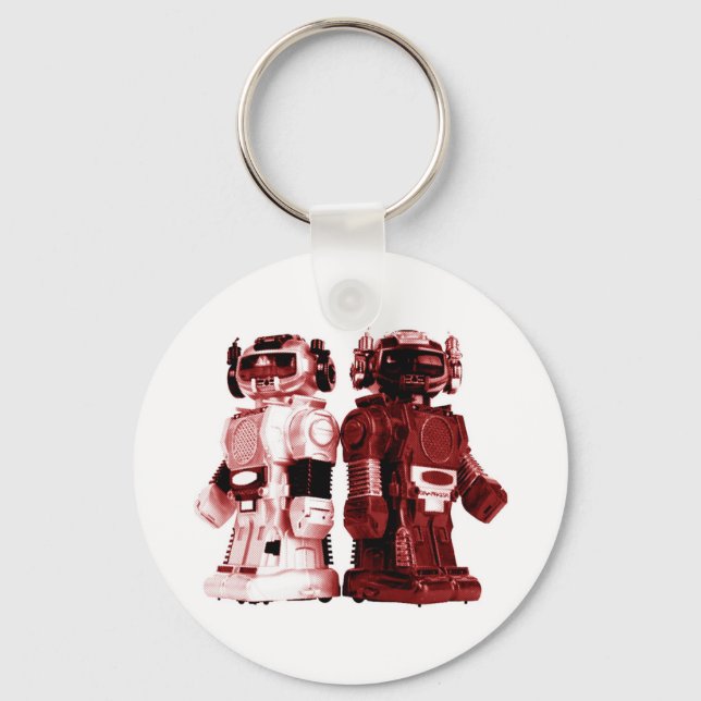 red robots keychain (Front)