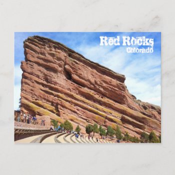 Red Rock Amphitheater Postcard by Michaelcus at Zazzle