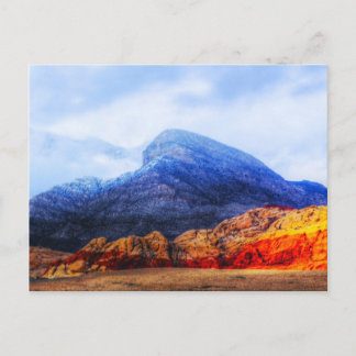 Red Rock Blue Mountain Postcard