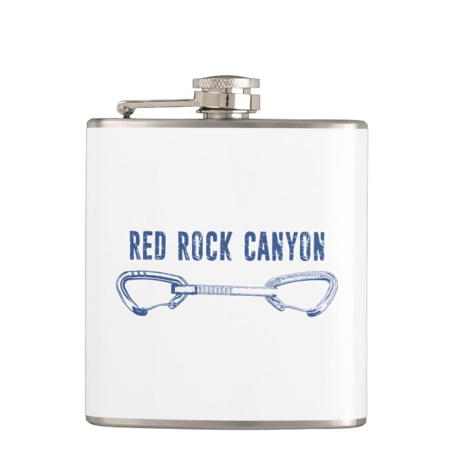 Red Rock Canyon Climbing Quickdraw Flask (Front)