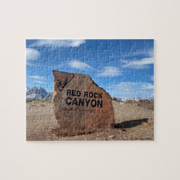 Red Rock Canyon Conservation Area Nevada Jigsaw Puzzle by Rebecca_Reeder at Zazzle