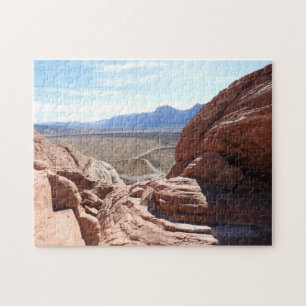 Red Rock Canyon Desert Landscape Photography Puzzl Jigsaw Puzzle