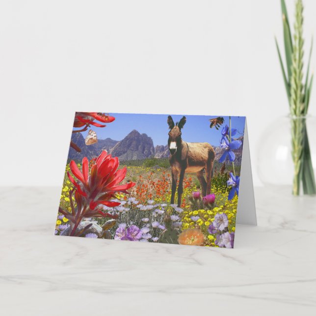 Red Rock Canyon fantasy Card (Front)